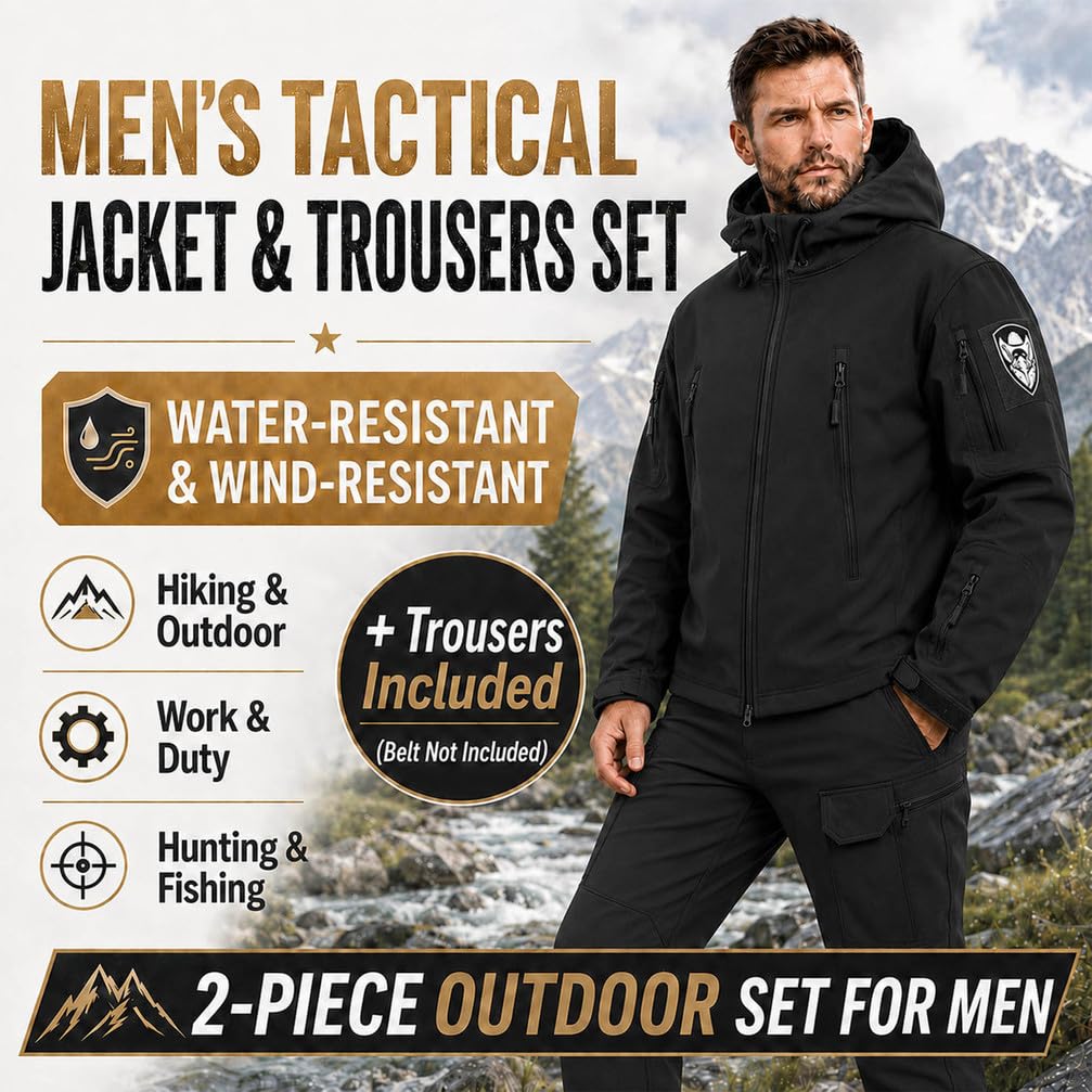 Traje Táctico Militar De Combate y Caza para Hombres, Conjunto De Entrenamiento con Chaqueta Militar, Equipamiento De Camuflaje