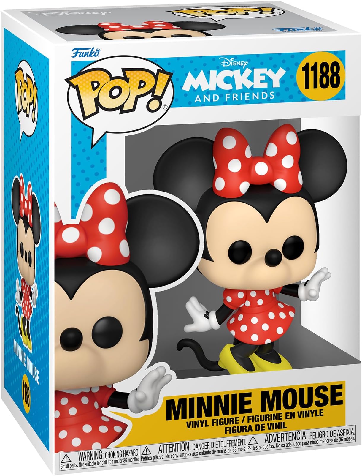 Pop! Disney: Classics - Minnie Mouse - Collectable Vinyl Figure - Gift Idea - Official Merchandise - Toys for Kids & Adults - Movies Fans - Model Figure for Collectors and Display
