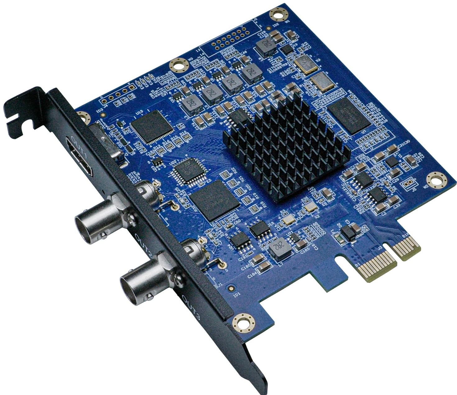 AVMATRIX VP30 3-Channel SDI/HDMI PCIE Playback Card; 1-CH HDMI Output, 2-CH 3G-SDI Output; HD Video Output Up to 1080p60; Compatible with Vmix, OBS, Zoom, Teams, Twitch