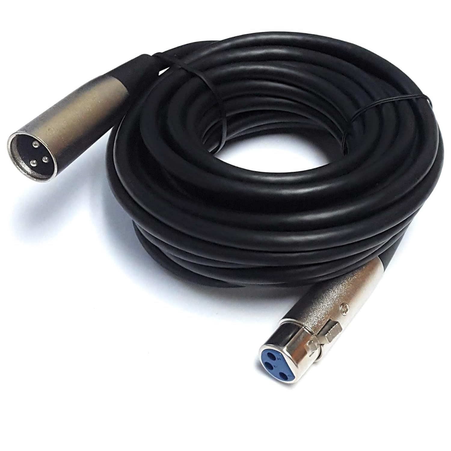 XLR 3-Pin Microphone Extension Cable - Male to Female - 6ft (6, 15FT)