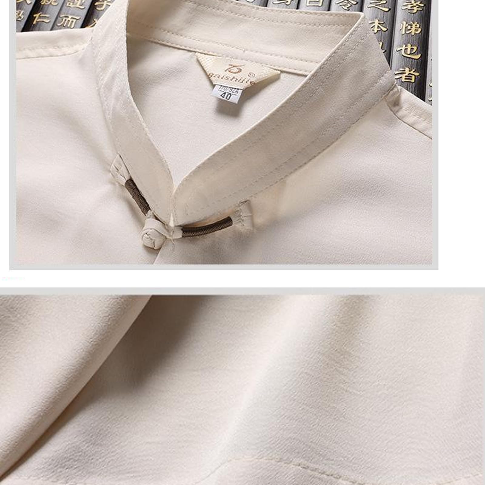 Camisa De Tai Chi De Verano Camisas De Uniformes De Traje De Chino Tradicional para Hombres Kung Fu Marcial Artizs Disfraces De Poliéster Han Fu Tops Ropa(Size:180,Color:A)