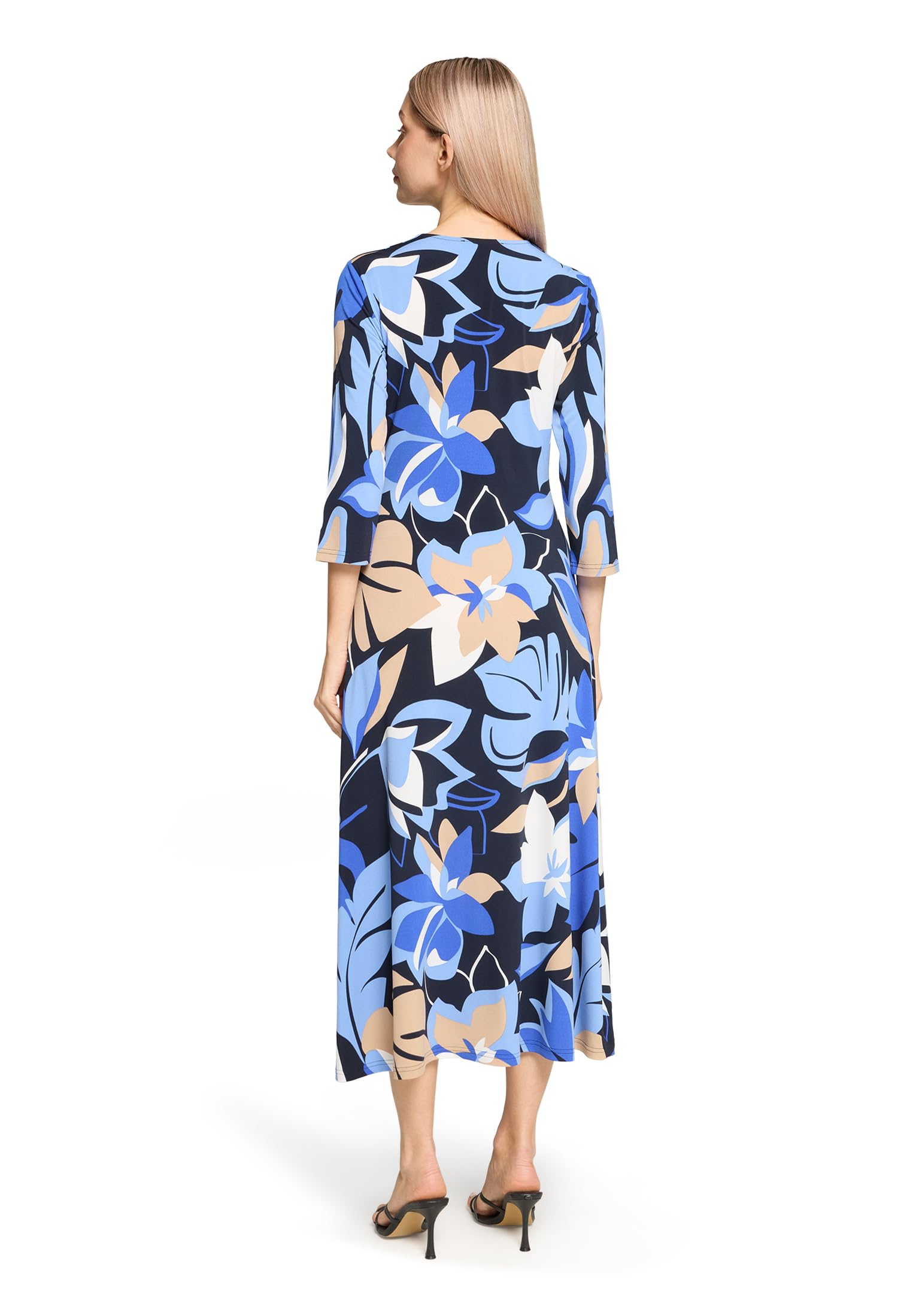 Betty Barclay Damen Midikleid mit Raffung