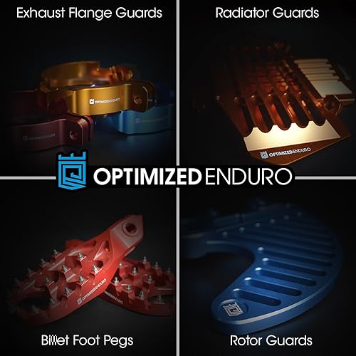 Miniatura 5 de Optimized Enduro Protector de rotor trasero con soporte de pinza para KTM/Husqvarna/GasGas (negro)