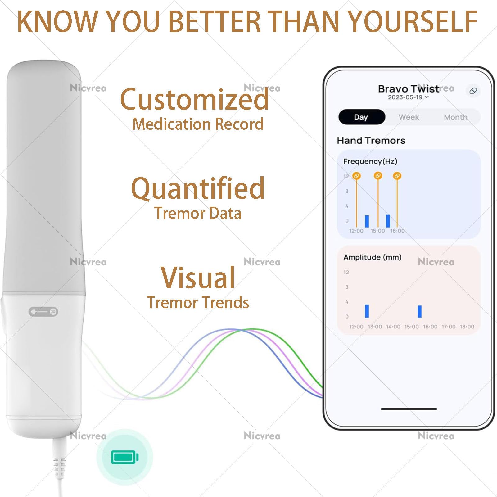 Juego de cucharas adaptativas, utensilios inteligentes antivibración para adultos, ideal para temblores de manos, artritis o uso anciano