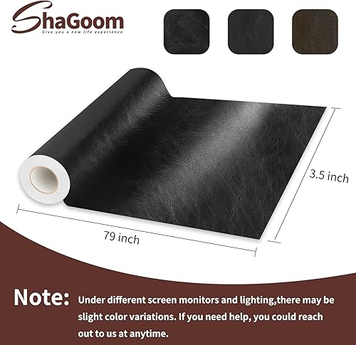 Vista 28 de Parche de reparación de cuero, parche de reparación de 17 x 79 pulgadas autoadhesivo impermeable, parches de vinilo grandes para sofás, muebles