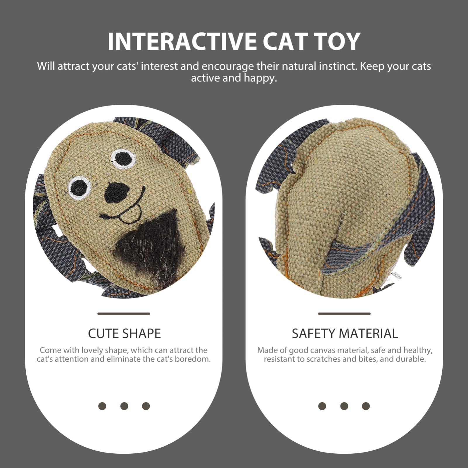 Amosfun 15stücke Teiliges Interaktives Katzenspielzeug Aus Canvas Langschwänzige Mäuse Zur Zahnpflege Und Beschäftigung Für Kätzchen Fördert Spielspaß Und Langeweile