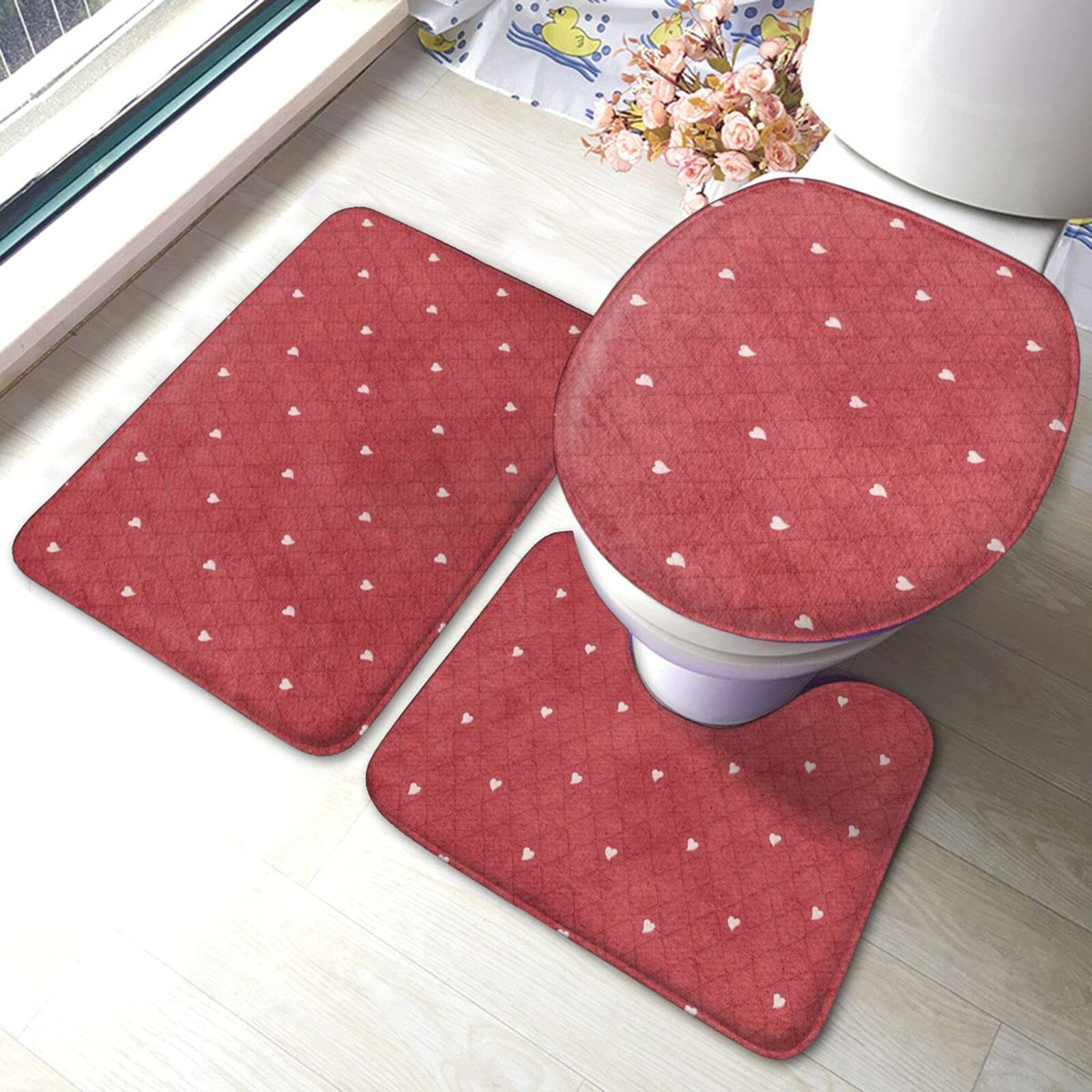 ピンクハウス 赤い実とクマ トイレマット フタカバー セット 新品未使用 激レア 710JBnyJgCL._AC_UL210_SR210,