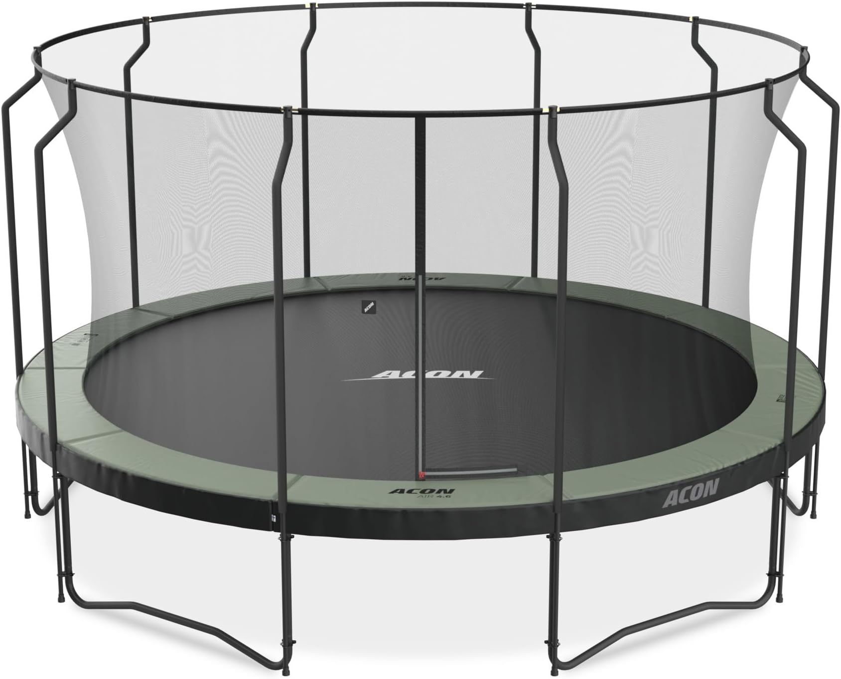 Air Trampoline 15ft Ultimate Package with Premium Enclosure | Includes Round Trampoline with Safety Net and 110 Heavy-Duty Springs for Optimal Safety