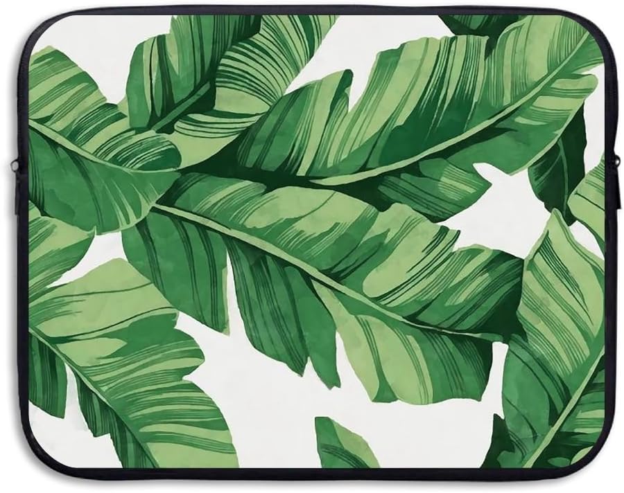 CHERINA RHEA Computer Bag Laptop Case Slim Sleeve Bag Plant Banana Palm Tree Leaves Waterproof 13-15 Inch For IPad Air Macbook Pro Surface Book Notebook Ultrabook