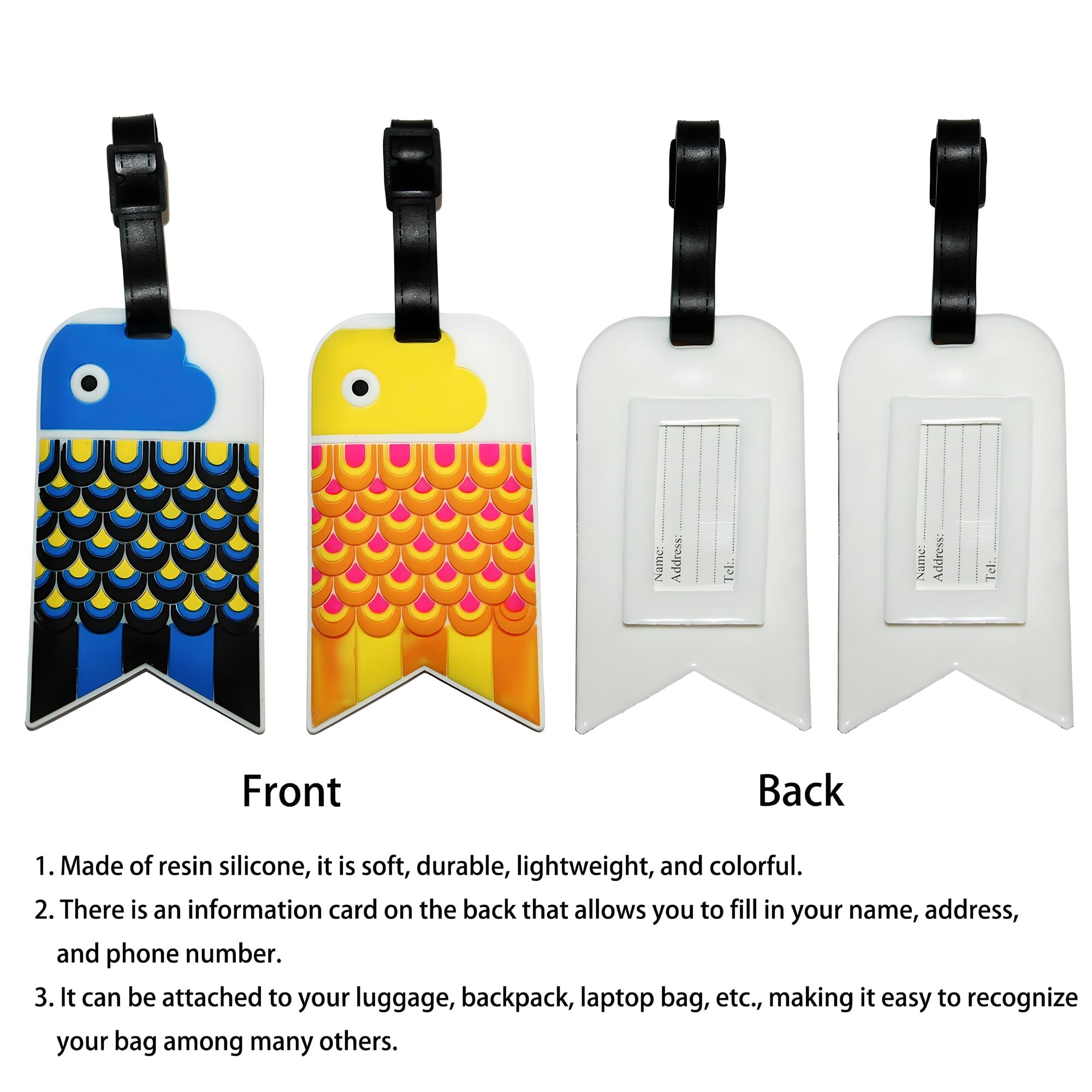 ANINIUCN Étiquette De Bagage Mignonne Et Amusante En