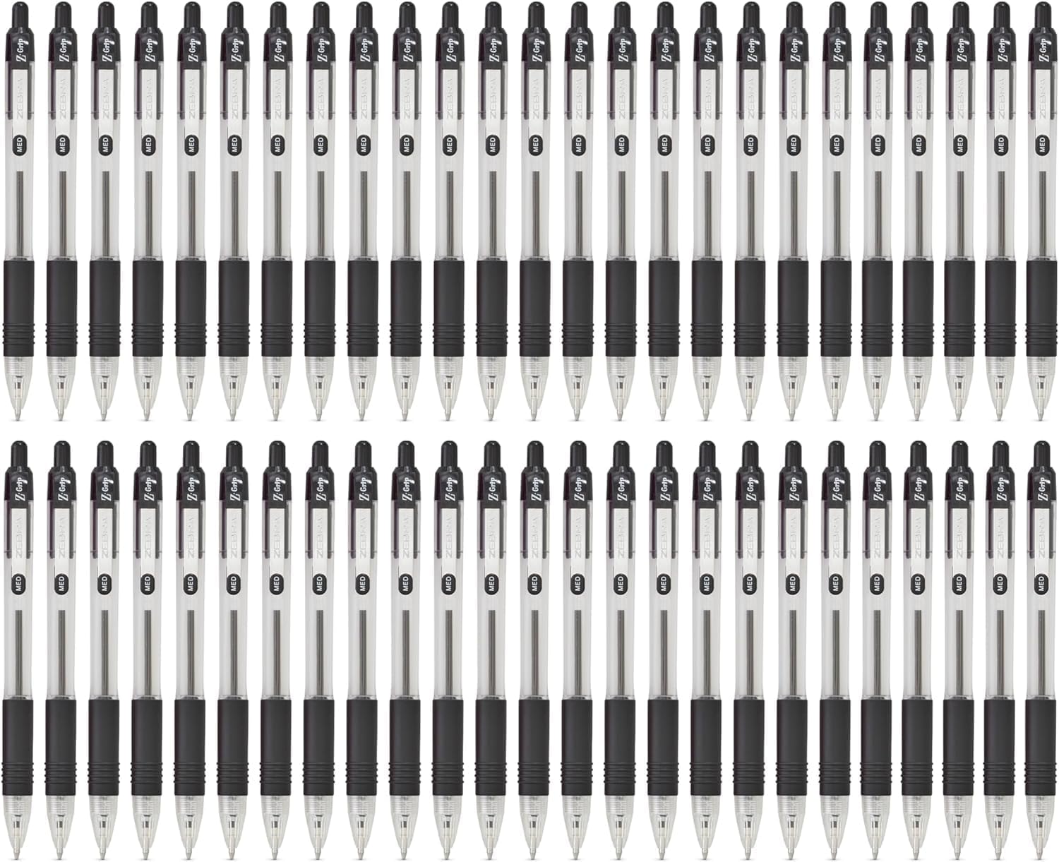 Zebra Pen Z Grip Black Pens Ballpoint, Smooth & Comfortable Ballpoint