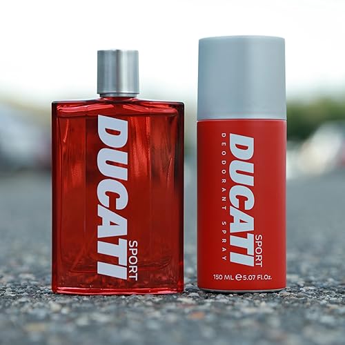 Miniatura 5 de Ducati Sport by Ducati - Desodorante para hombres - Aroma ámbar Fougere - Se abre con lavanda, bergamota y romero - Mezclado con hoja de violeta y