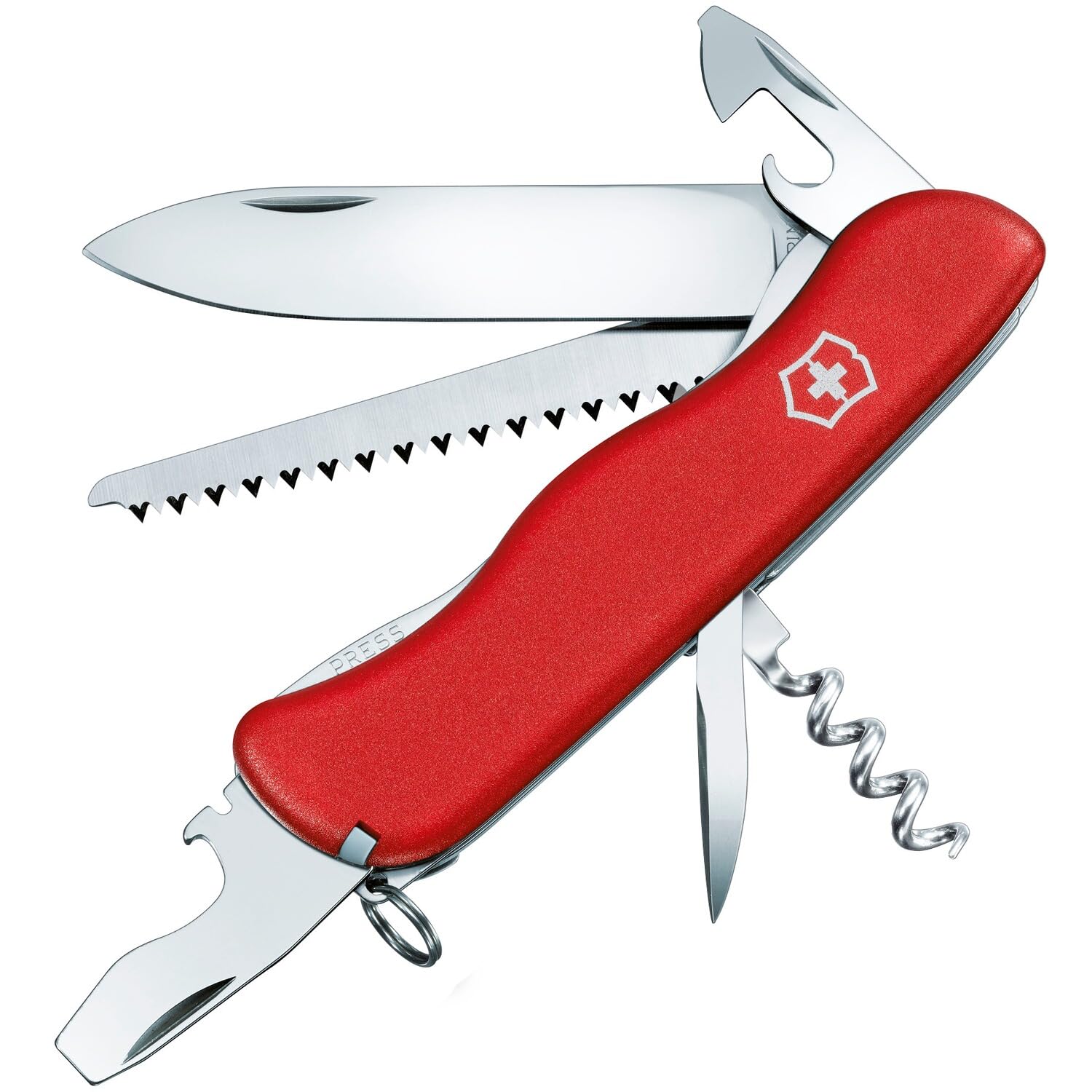 Victorinox Forester scyzoryk, 12 funkcji, piła do drewna, blokada platyny)
