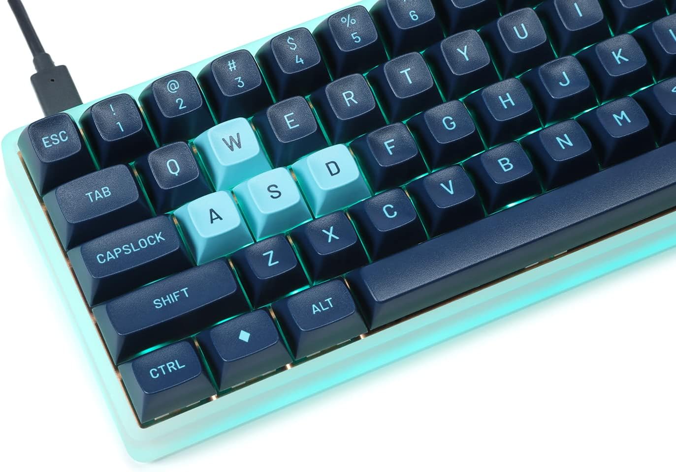 Drop MT3 Dusk Keycap Set, ABS Hi-Profile, Doubleshot Legends, Cherry MX Style Novelty Set for use with Mechanical Keyboards (Accent Kit)