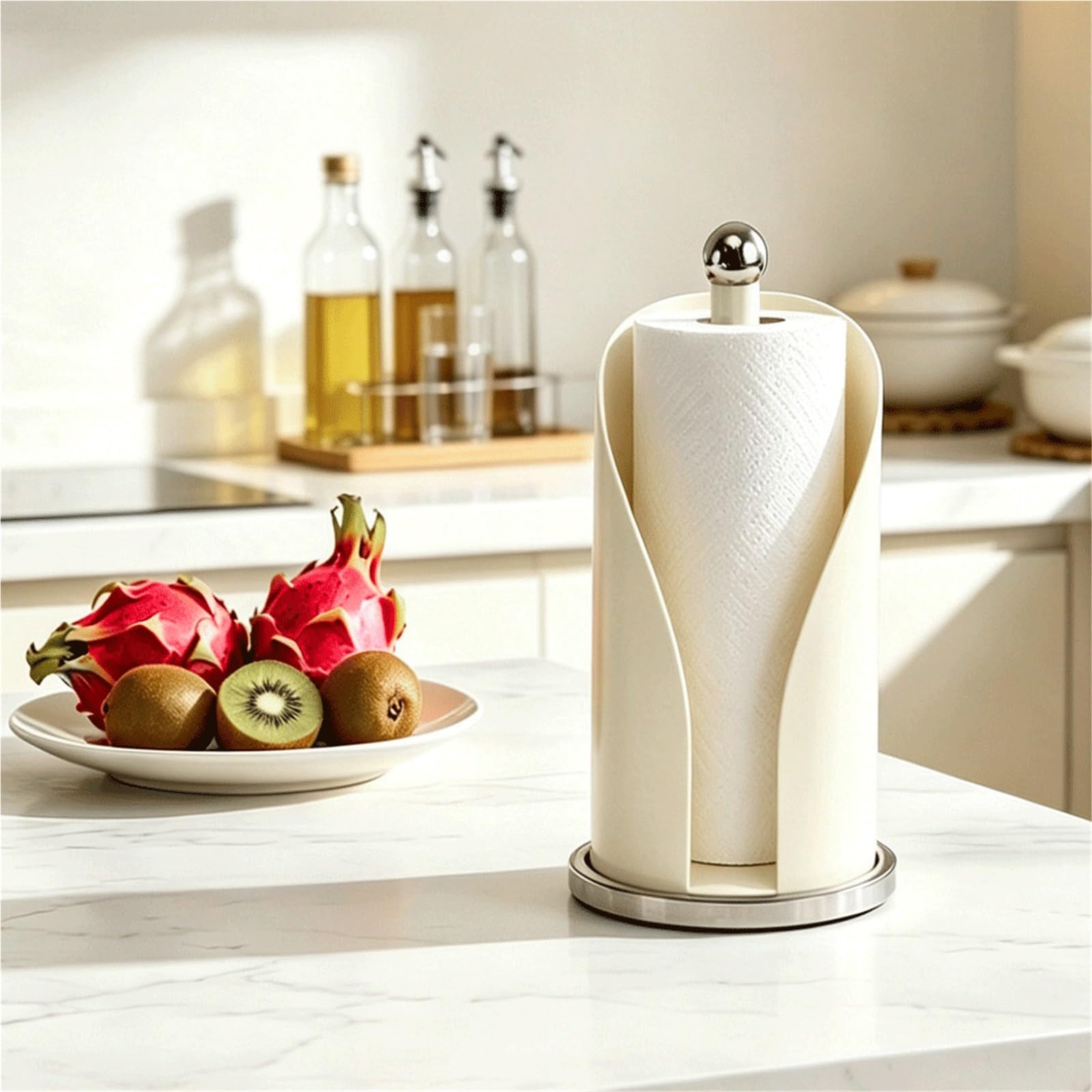 Mesa Soporte for Toallas de Papel Cocina y Adorno Decorativo Mesa