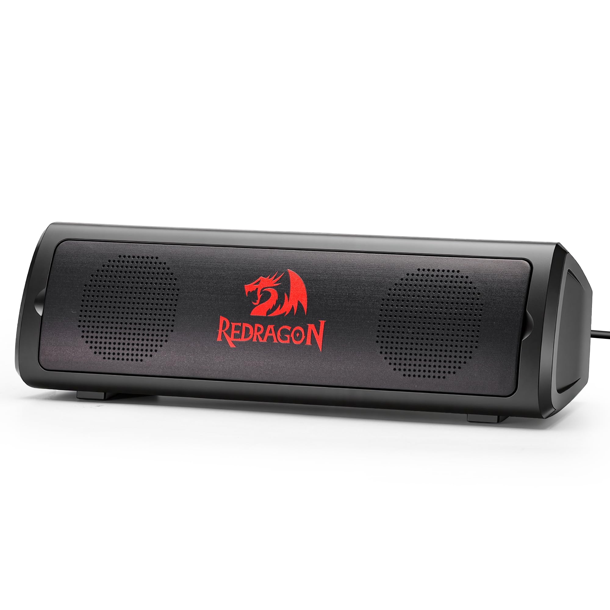 Redragon GS531 Wired 2.0 Channel Sound Desktop Computer Speakers, Black