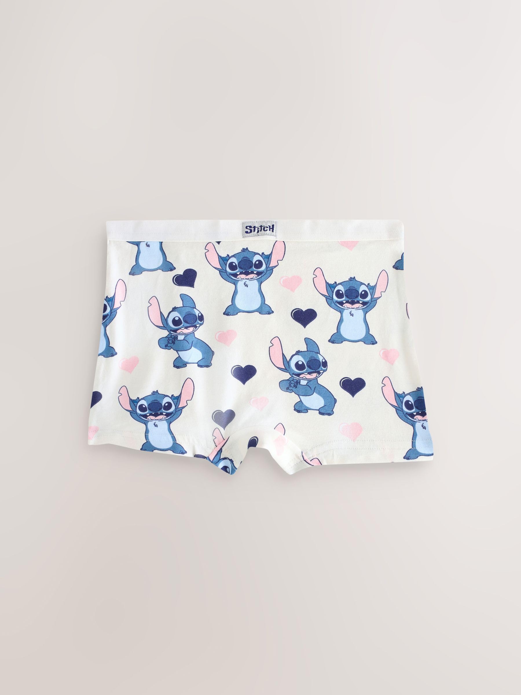 NEXT Ragazza Confezione da 5 Shorts Disney Stitch e Angel