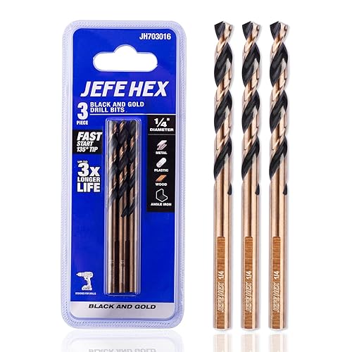 JEFE HEX Juego de 115 brocas M35 HSS Twist Jobber Longitud Cobalto 116 - 12 pulgadas, A-Z, 1-60 con caja de almacenamiento de metal
