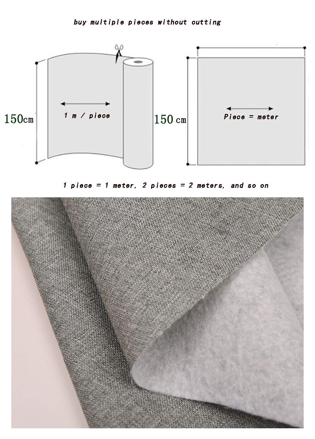 XCYYBB Linnen Handwerk Stof Natuurlijke Doek, Calico