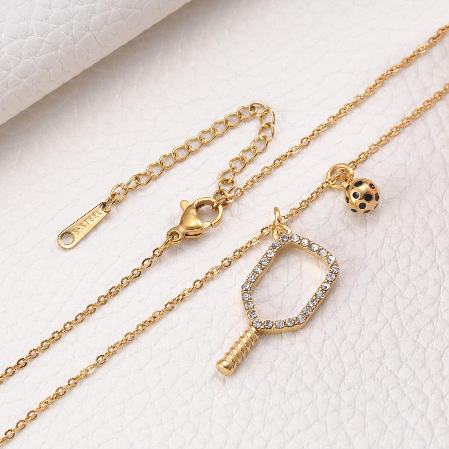 MIXJOY Pickleball Gifts for Women, Pickleball Teams Gifts, Pickleball Sport Lovers Gift, PB Necklace Valentine's Day Bday for Women - Image 3