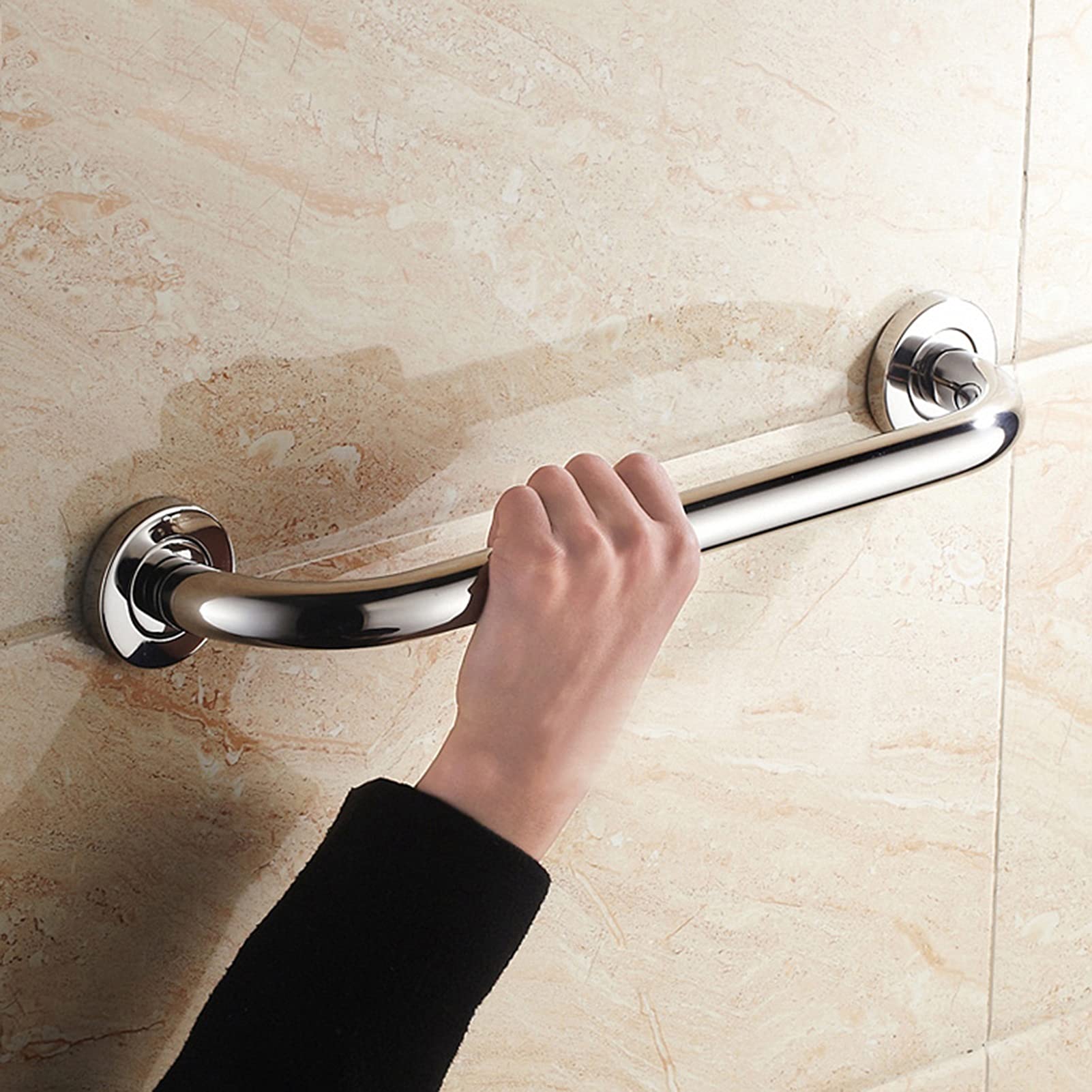 Maniglioni di Sicurezza per Il Bagno, robusti e sicuri, in Acciaio Inossidabile, Ideali per disabili, Anziani, Donne in Gravidanza e Donne Dopo Un Intervento Chirurgico (Dimensioni
