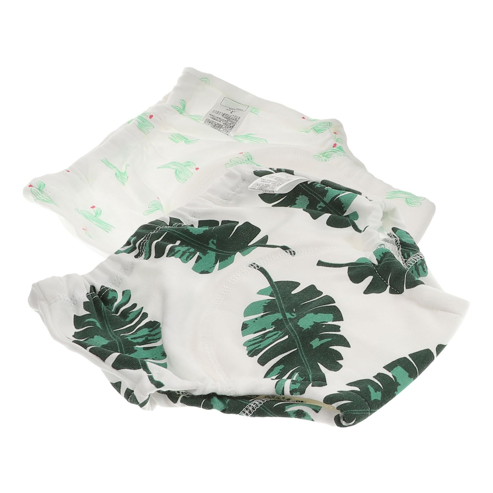 ERINGOGO 2Pcs Training Pants Breathable Cotton Diapers for Potty Training Absorbent Underwear for Boy Girl Cactus Design Comfortable Fit for Boys Assorted Color