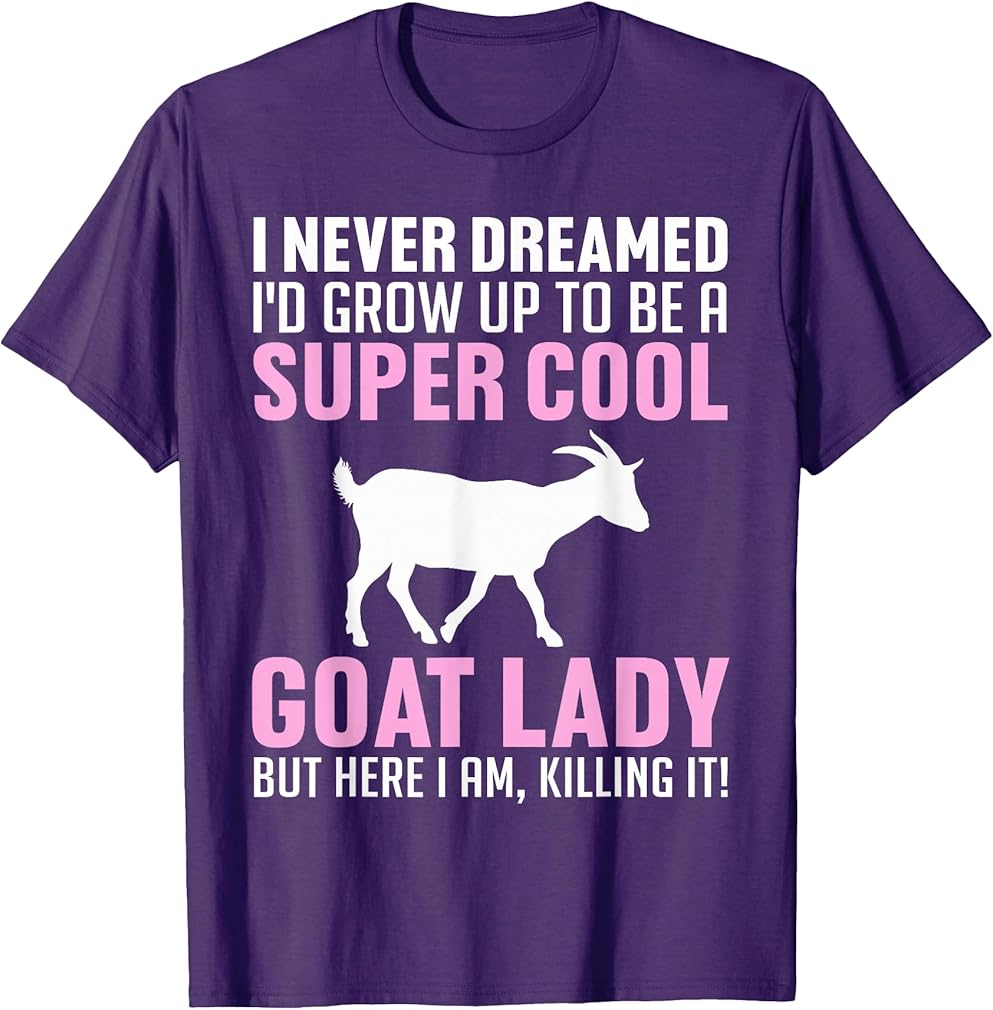 Cool Goats For Women Girls Goat Whisperer Pygmy Goat Animal T-Shirt