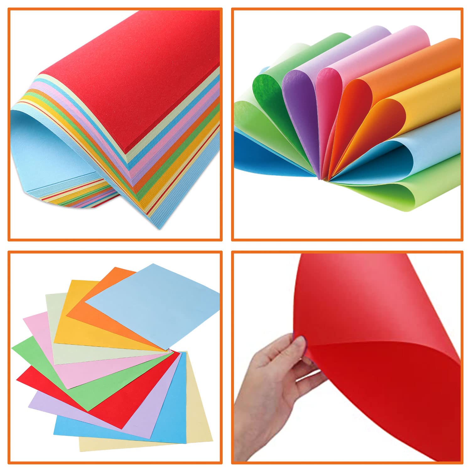 Carta Glitterata, Cartoncino Glitterato, Carta Brillantinata, 25 Pezzi Fogli Colorati A4, Adatto per Corsi di Artigianato e Varie Idee Artigianali, 250 g /m², Colori Casuali (Non Autoadesivi