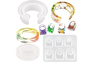 3-Piece Bracelet Bangle Resin Silicone Mold for Resin Casting