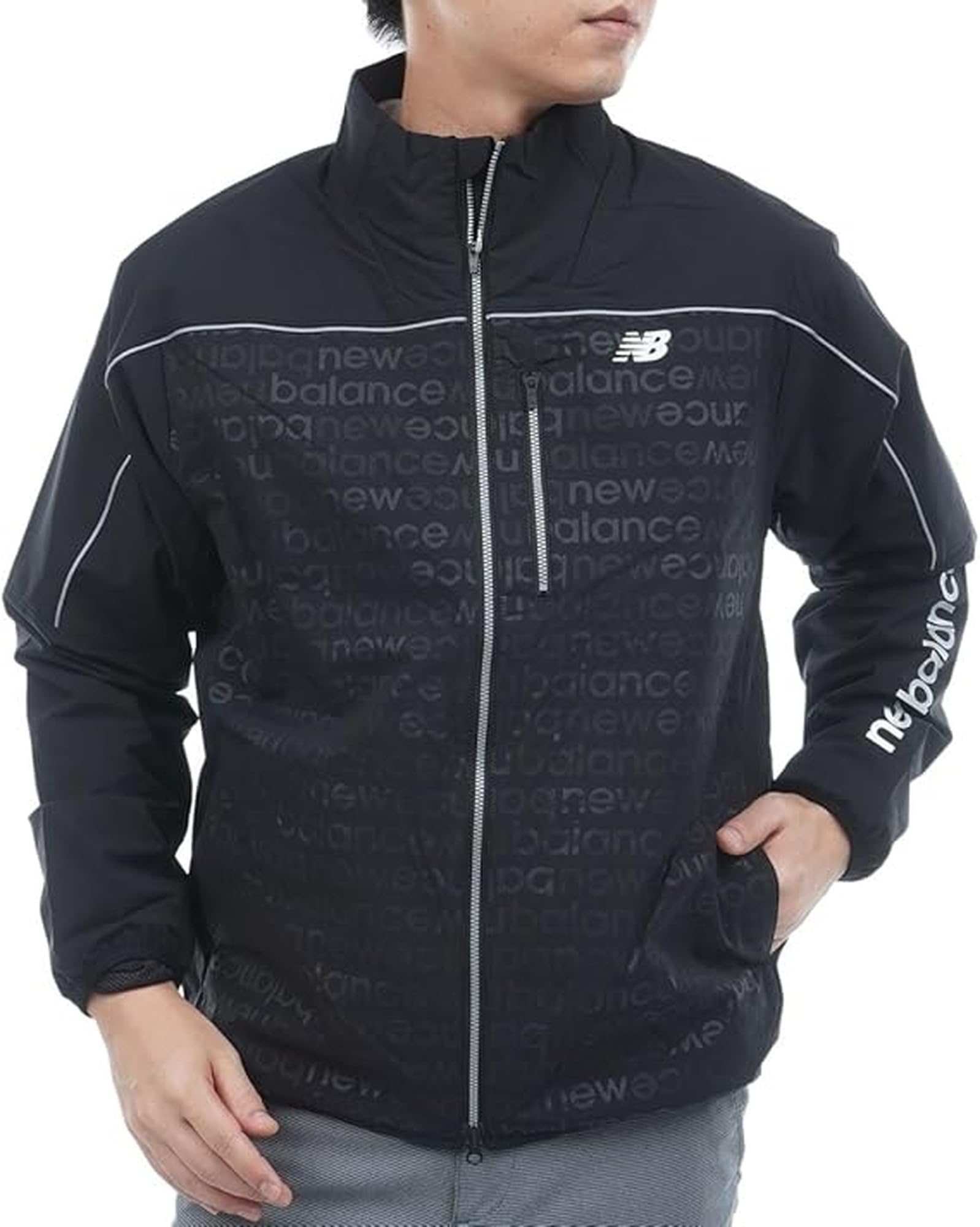 Amazon | [ニューバランス] ゴルフ メンズ 中綿 フルジップブルゾン