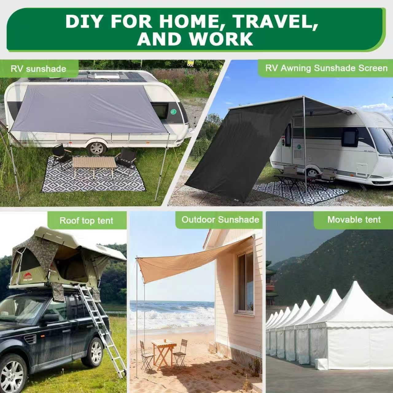 DULEPAX White Awning Rail Piping, 23FT Motorhome Awning Rail Insert, Camping Tent Accessories, 0.25IN Built-in Card Strip, Can Be Cut to Length Freely, Applicable for RV/Camping/Tent