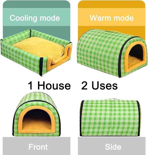 Foto 5 de 7 de Casa Grande para Perros 2 en 1 Cama para Perros Impermeable XL