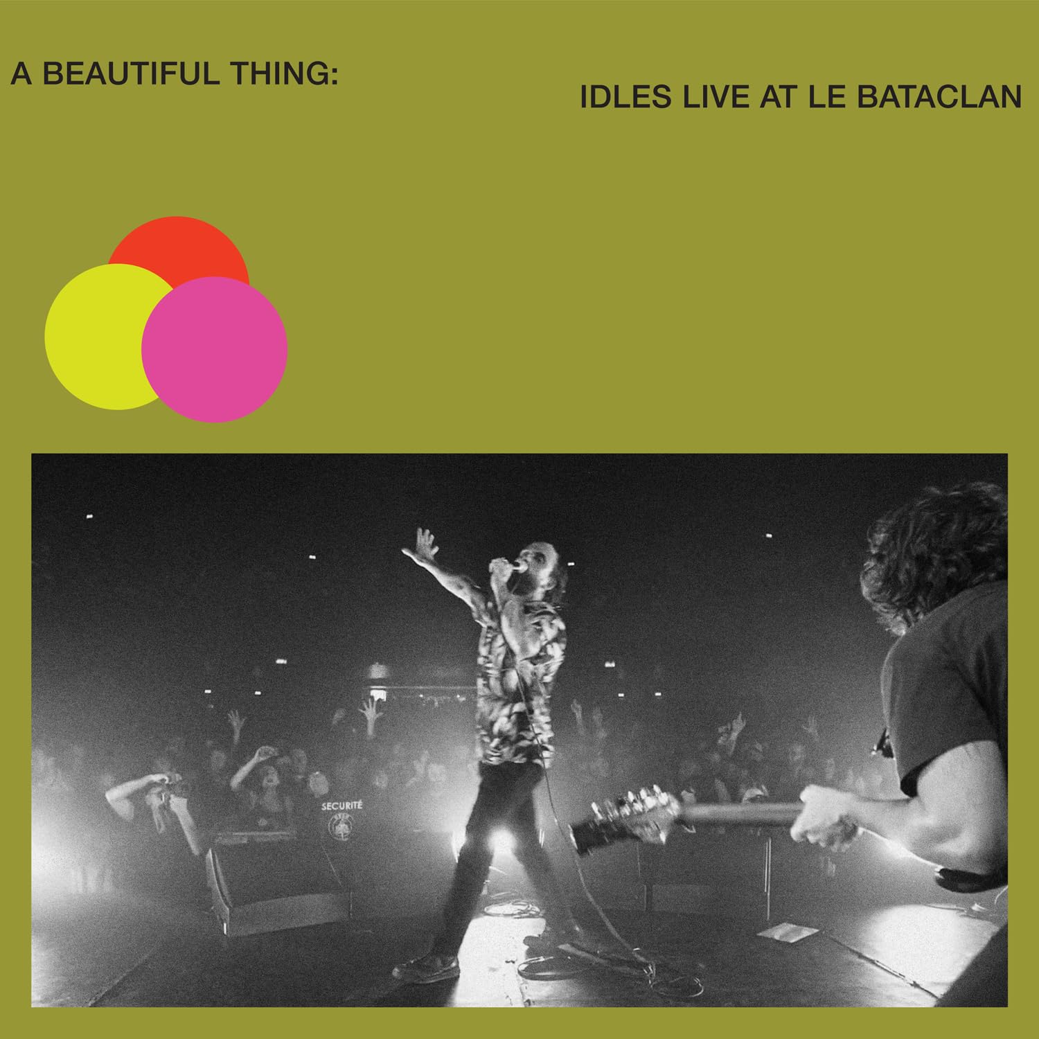IDLES LP x 2 A Beautiful Thing - Live At Le Bataclan Neon GREEN Vinyl + MP3s NEW