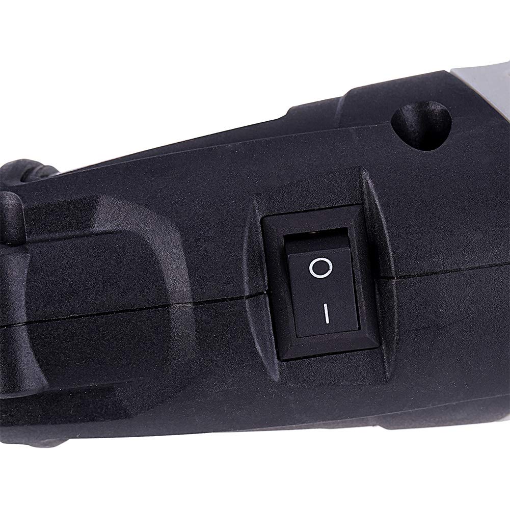 Smerigliatrice elettrica Utensile rotante elettrico, trapano elettrico per smerigliatrice da 400 W 6 posizioni Utensile rotante a velocità variabile 220 V spina europea