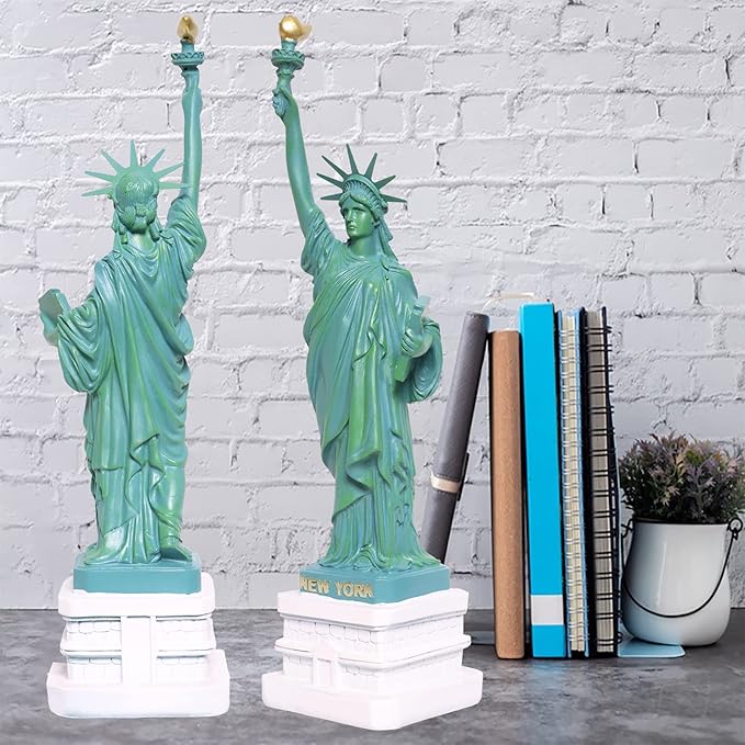 Estatua Decorativa de la Libertad 10.3 pulgadas Resina para Hogar miniatura 5