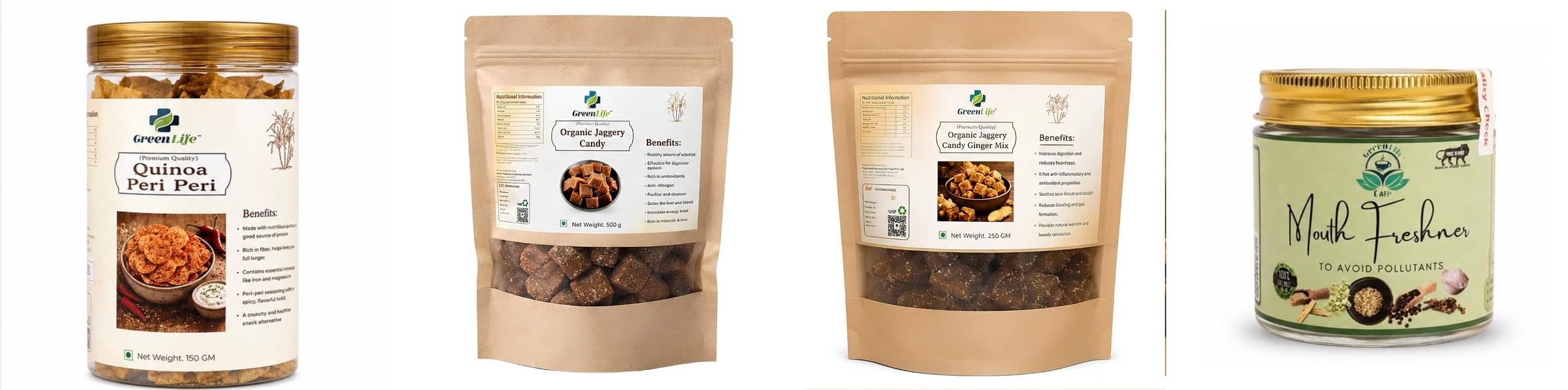 Quinoa Peri Chips | Spicy Baked | 150gOats & Onion | Oats | Crispy Flavor | 200gOrganic Jaggery Candy with Pepper 250g | Natural Desi Gur Pepp-image-29