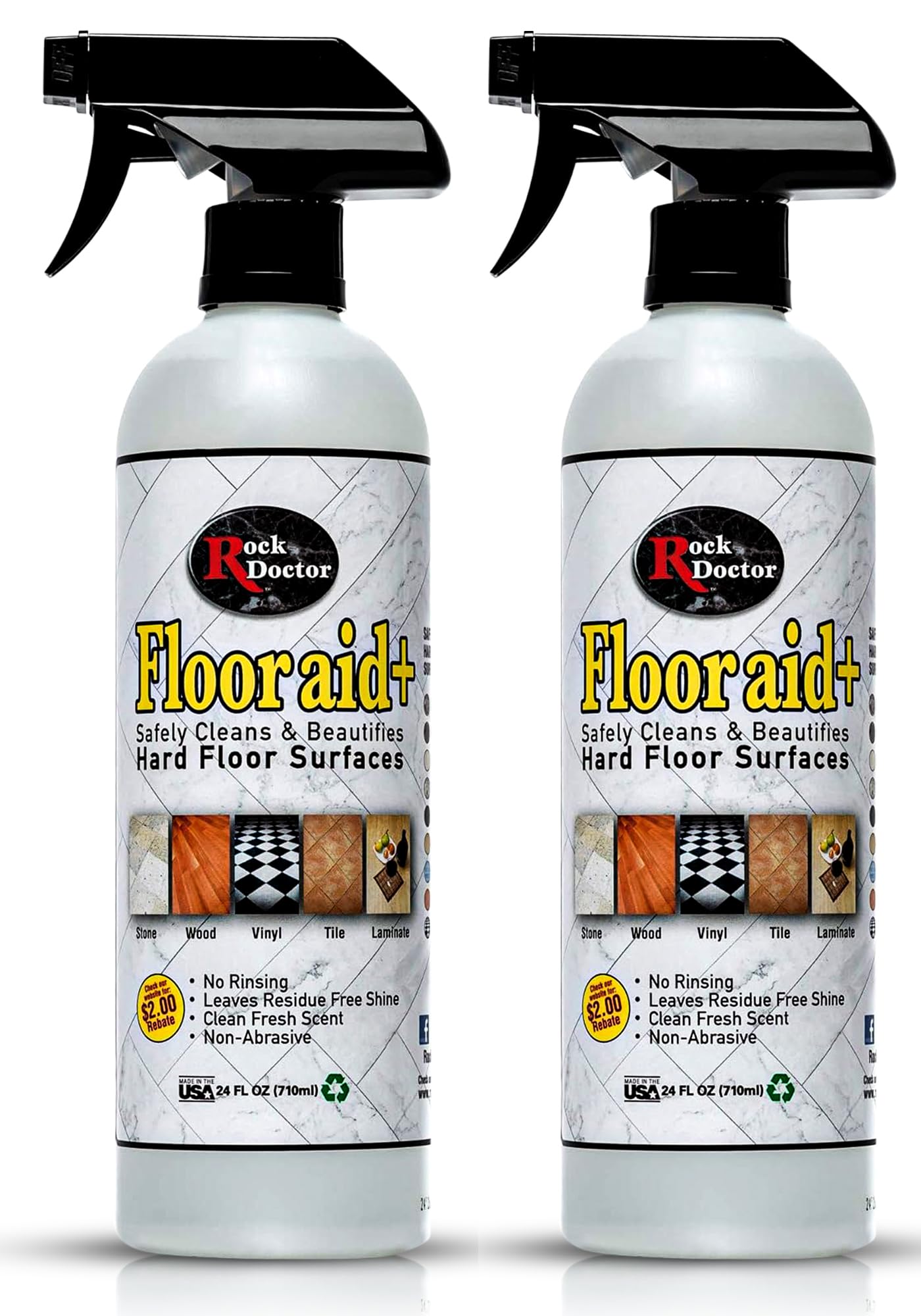 Rock Doctor Flooraid+24oz. 2/pack