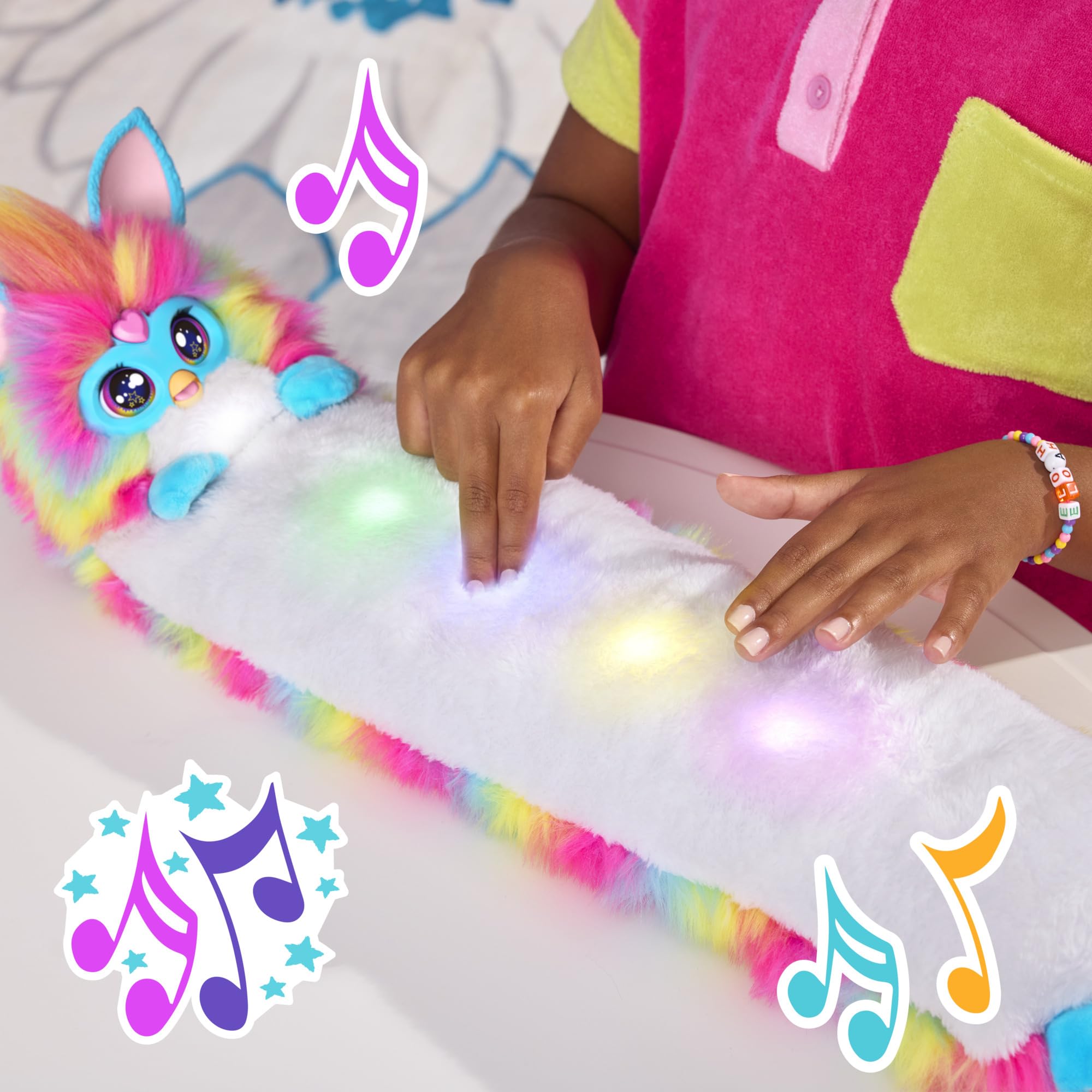 Furby DJ Furby - Juguete Interactivo Arco Iris