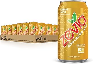 Sponsored Ad - Zevia Zero Calorie Cream Soda, 12 Ounce Cans (Pack of 24)