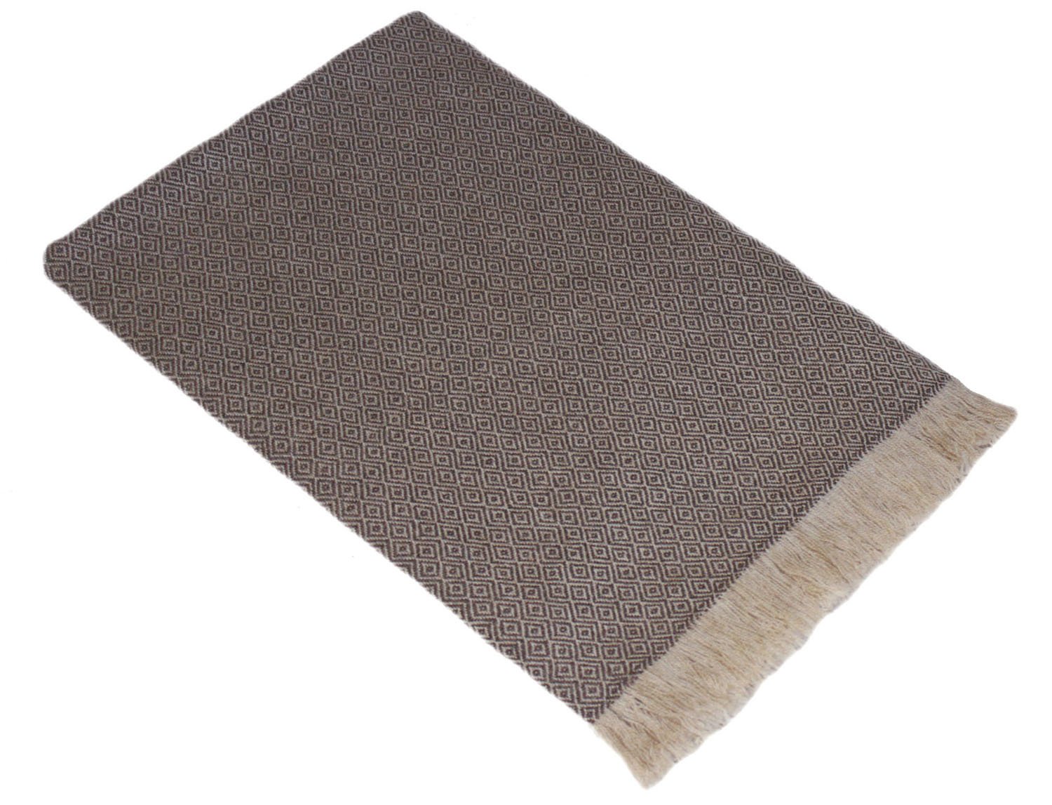 Lorenzo Cana High End Luxus Kaschmirdecke 100% Kaschmir flauschig weiche Wohndecke Decke handgewebt Sofadecke Kaschmirdecke Wolldecke 96190