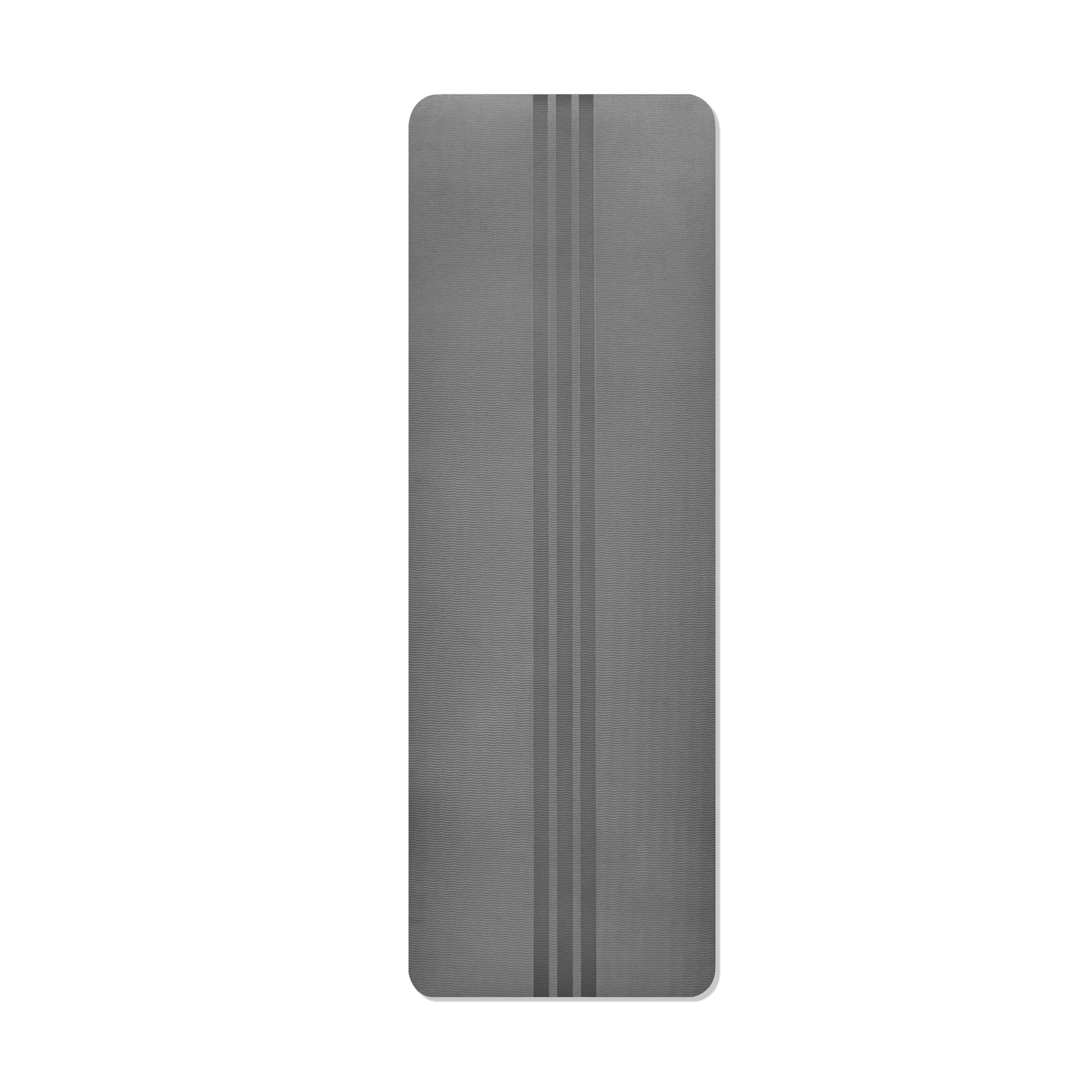 adidas - Esterilla de yoga de doble cara de 6 mm (gris)