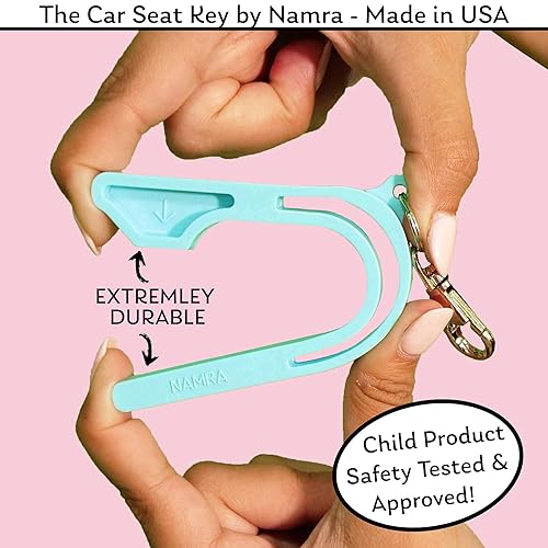 Miniatura 9 de NAMRA - Llave para asiento de automóvil, herramienta original de liberación de hebilla para el asiento de automóvil, fácil de desabrochar para uñas,