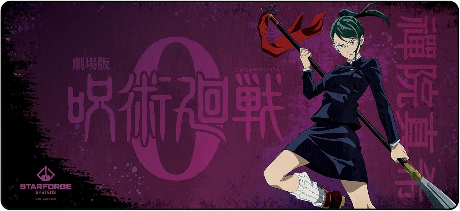 Starforge - Maki Zenin - Jujutsu Kaisen 0 Gaming Desk Mat – Large Extended Mouse & Keyboard Pad
