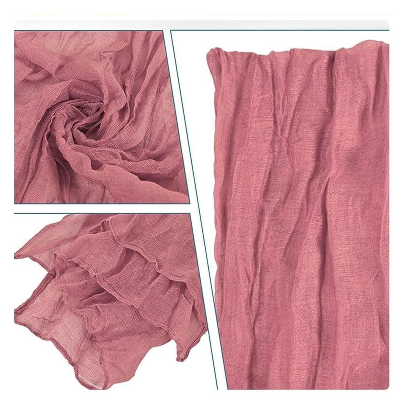 Tovaglioli in garza di cotone grigia con frange 45x45 cm (x2) SAPARI | Maisons du Monde