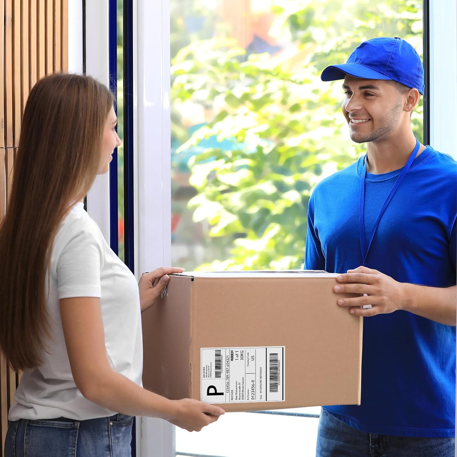 METRONIC Thermal Labels 4x6 200 Labels Fanfold Direct Shipping Label with Perforated and Strong Adhesive Mailing Stickers Paper Thermal Printer Sticker for Most Printer Shipping Supplies - Image 8