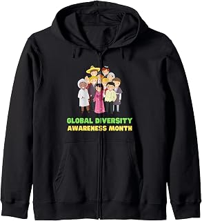 Global Diversity Awareness Month Zip Hoodie