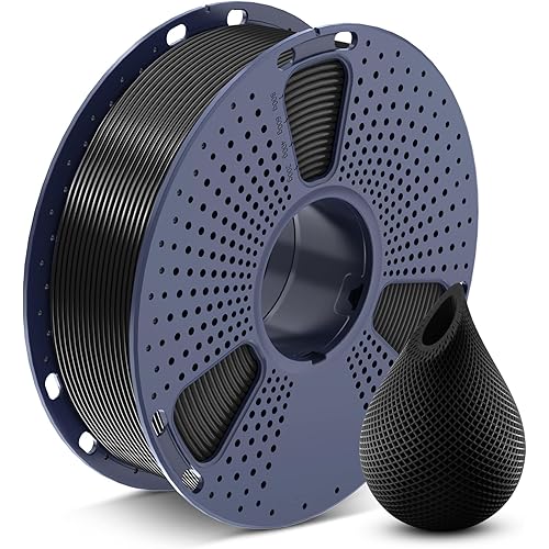 ​​SUNLU PETG Filament 1.75mm,Strong 3D Printer Filament,Ultra-Low Stringing,Exceptional Layer Adhesion & High Toughness,Dimensional Accuracy +/- 0.02 mm,Fit Most FDM 3D Printers,1kg Spool(Black).