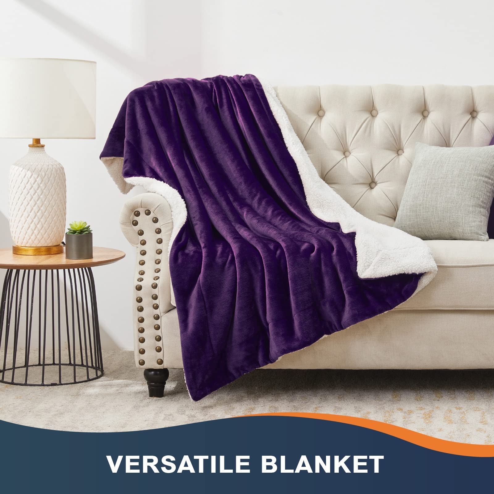 Amazon.com: Walensee Sherpa Fleece Blanket (Twin Size 60”x80