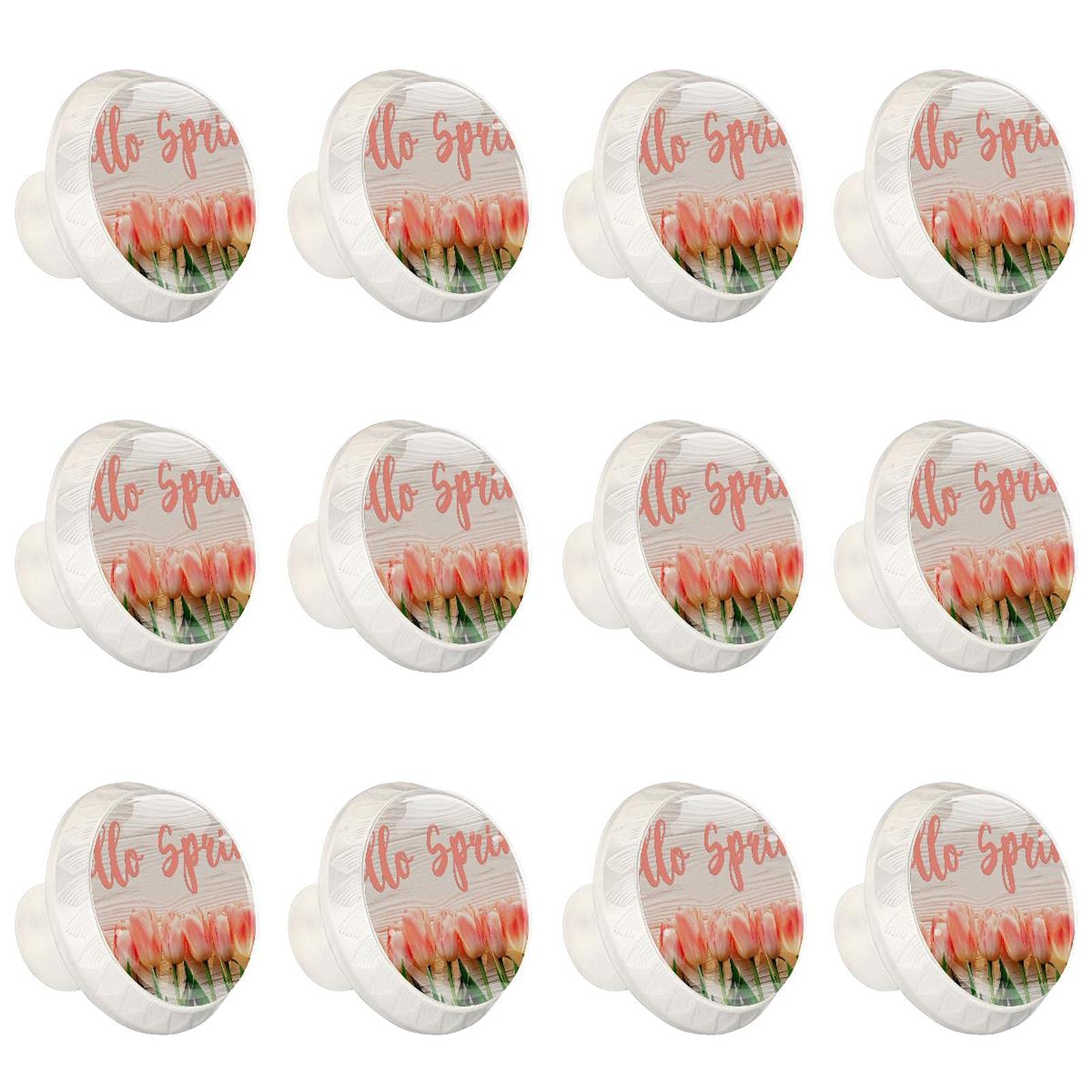 Boutons de tiroir tulipe et poignées de cuisine rondes pour rénovation de meuble