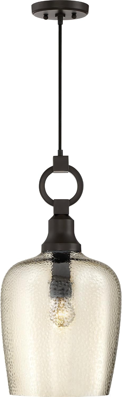 Quoizel Kendrick 1-Light Western Bronze Mini Pendant Light